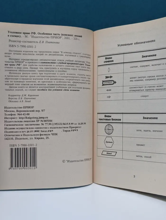 В помощь студенту. Уголовное право РФ. Особенная часть. Конспект лекций в схемах