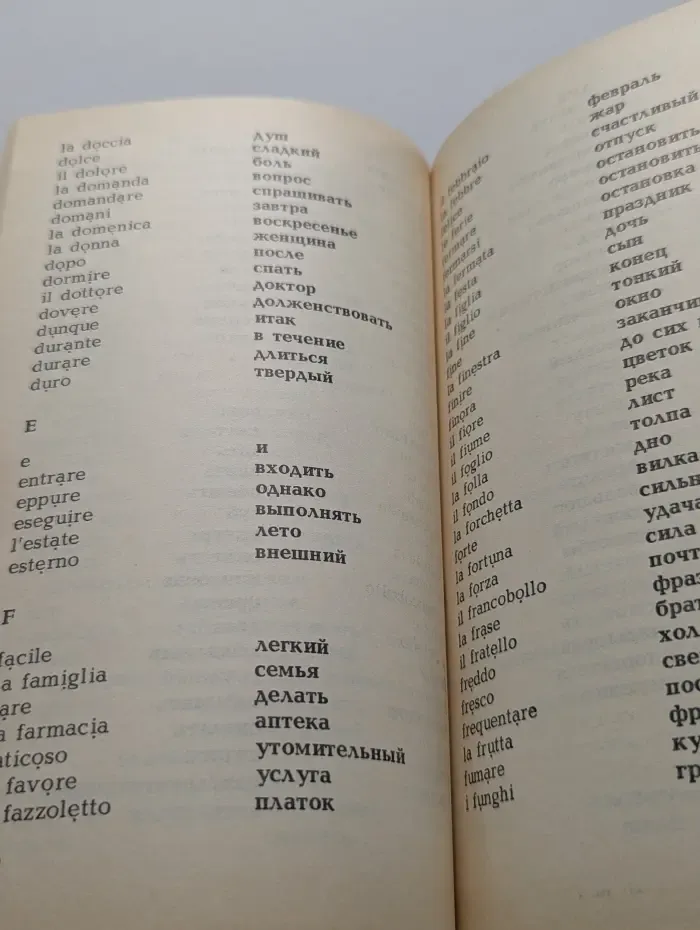 Словарь русско-итальянский, итальяно-русский разговорный