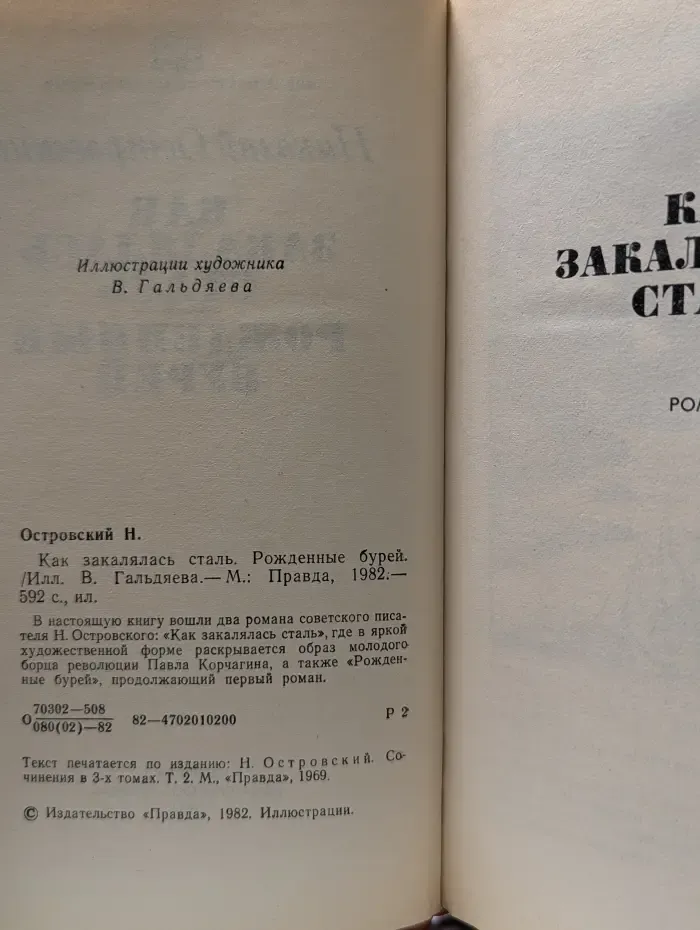 Библиотека Отечественной классики. Как закалялась сталь. Рожденные бурей