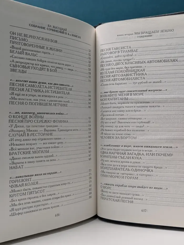 В. Высоцкий. Собрание сочинений в 4 книгах. Книга 2.  Мы вращаем землю