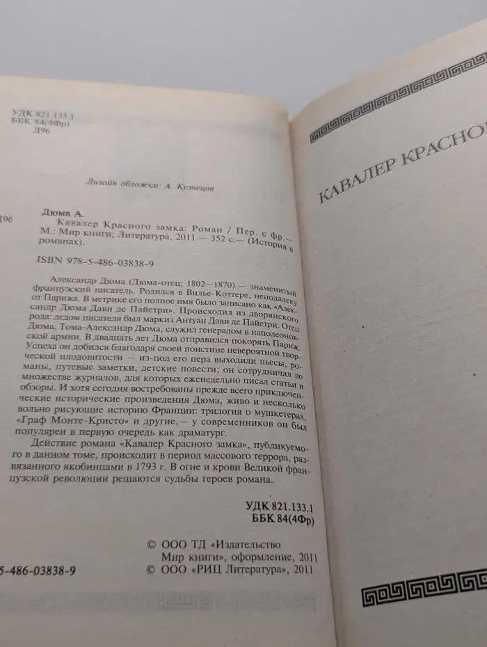История в романах. Кавалер Красного замка