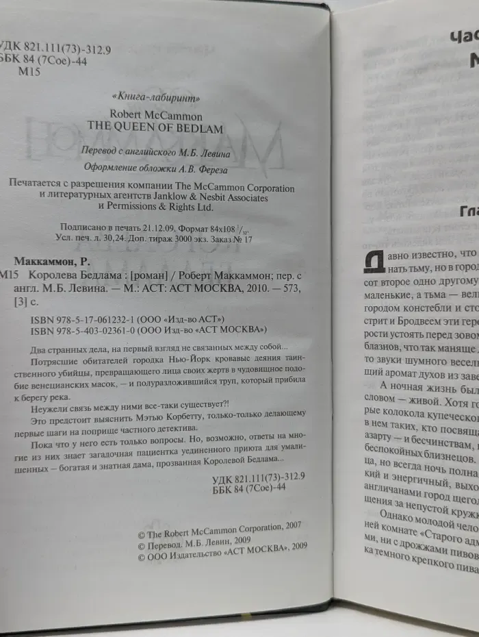 Книга-лабиринт. Королева Бедлама