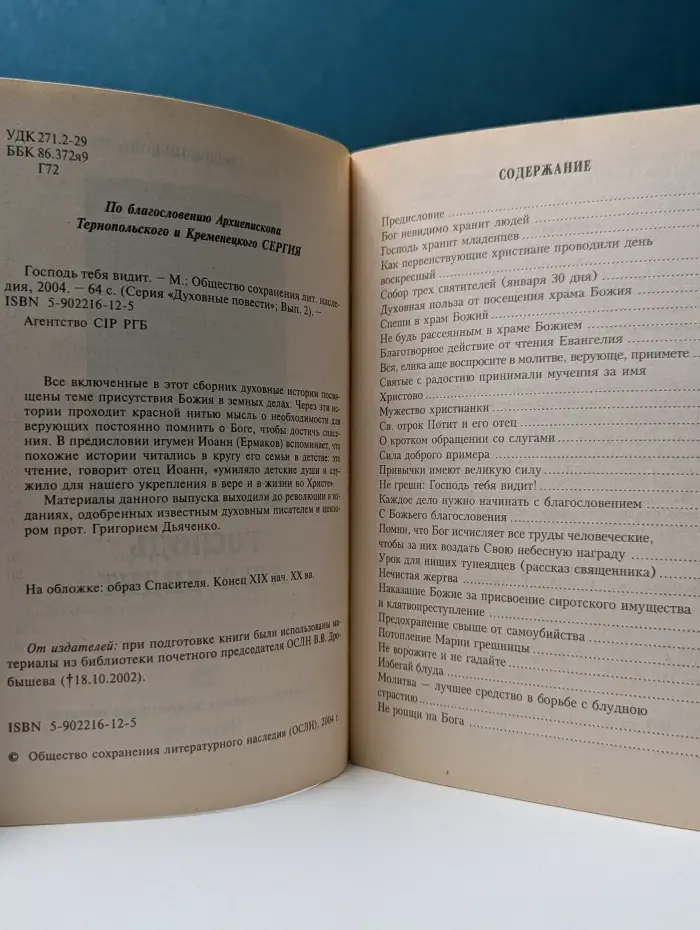 Духовные повести. Господь тебя видит