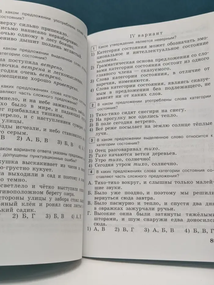Лингвистический тренажер. Тестовые задания по русскому языку. 7 класс
