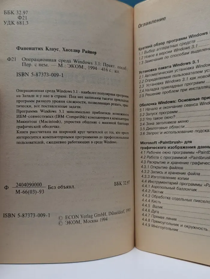 Операционная среда Windows 3.1