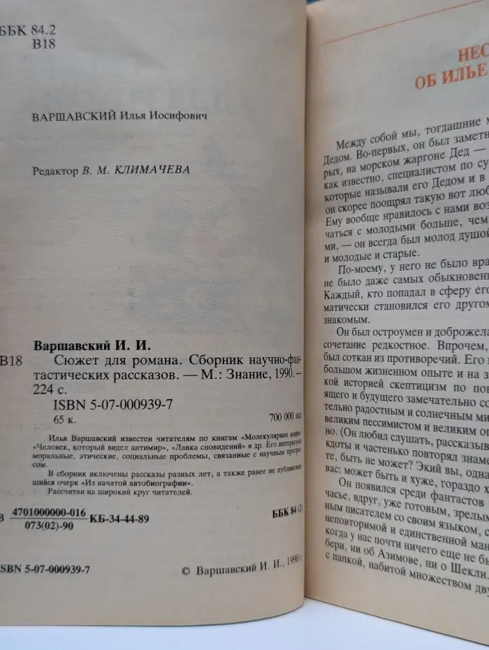 Сюжет для романа