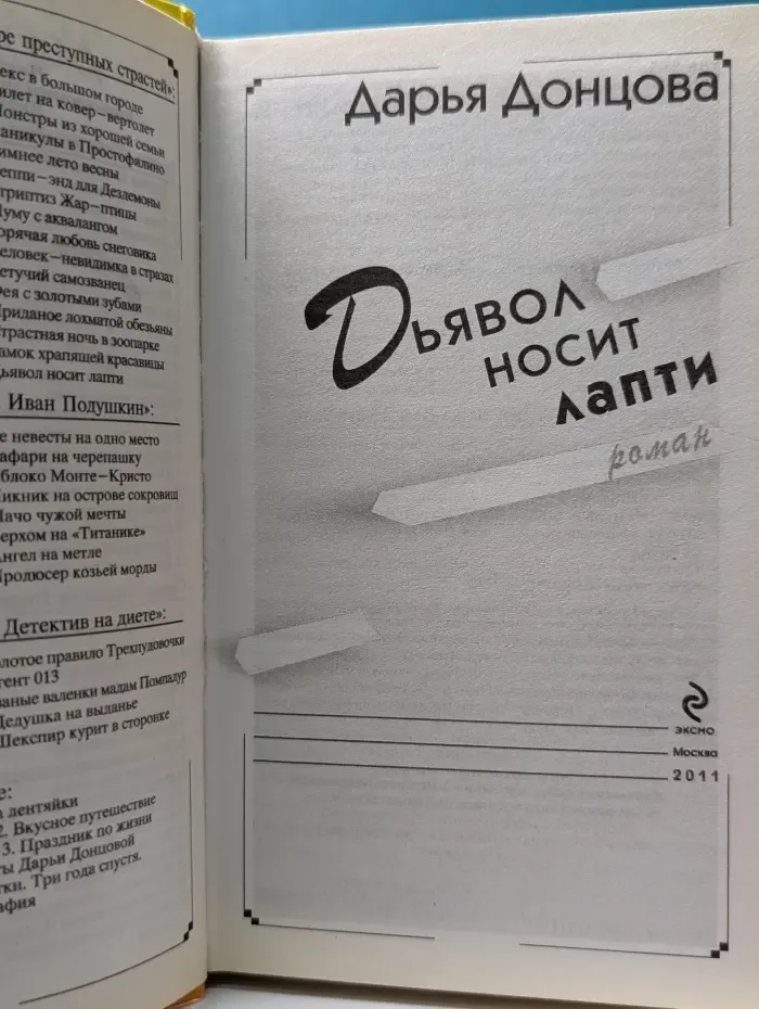 Иронический детектив. Дьявол носит лапти