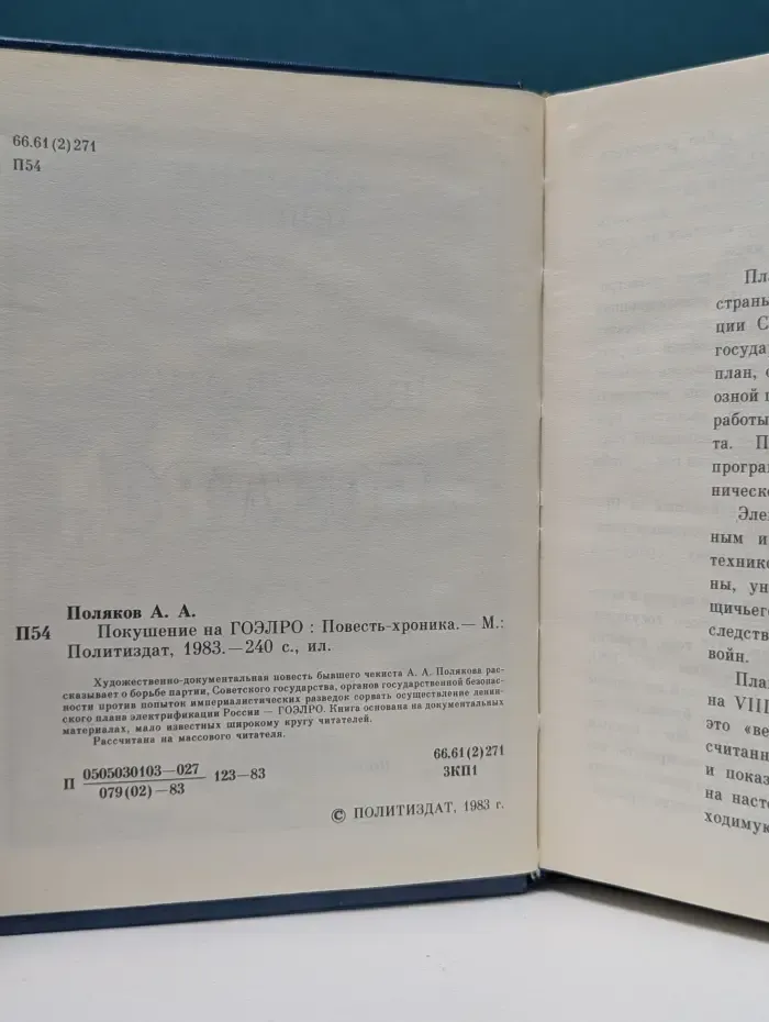 Покушение на ГОЭЛРО