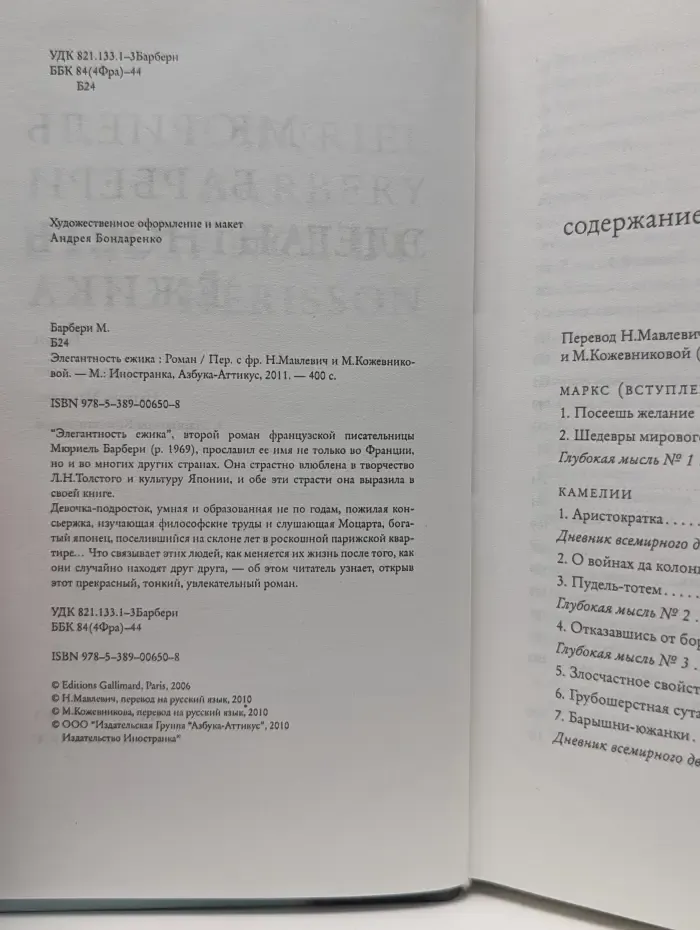 The Big Book. Элегантность ёжика