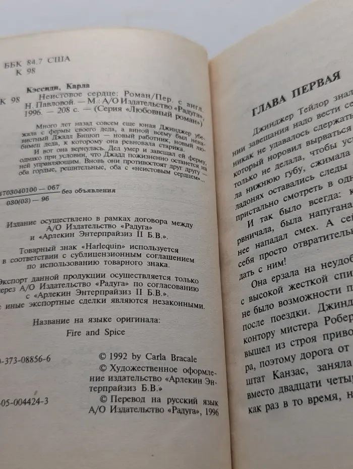 Любовный роман. Неистовое сердце