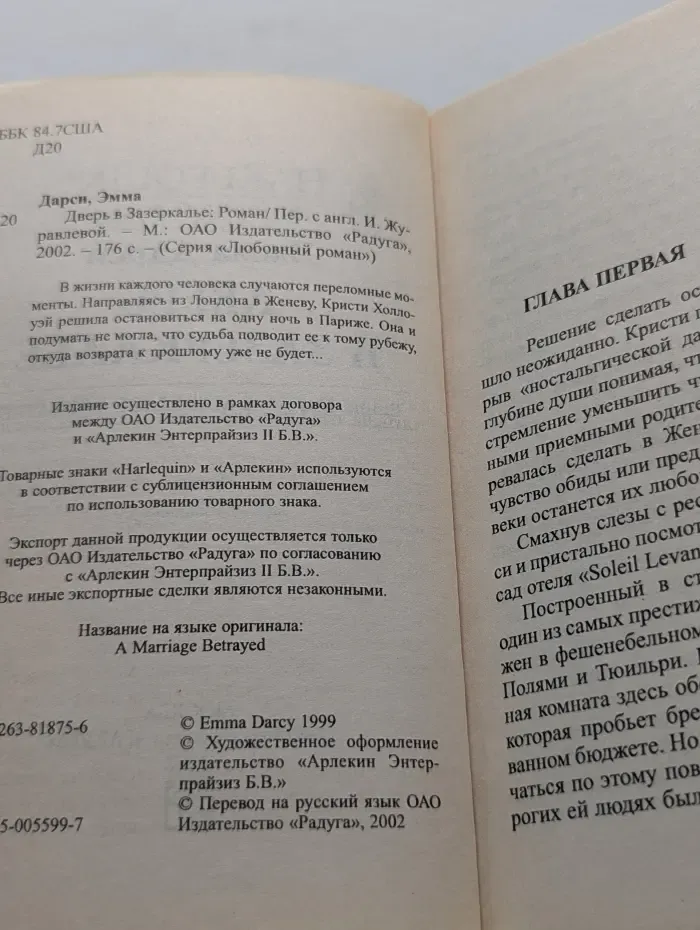 Любовный роман. Дверь в Зазеркалье