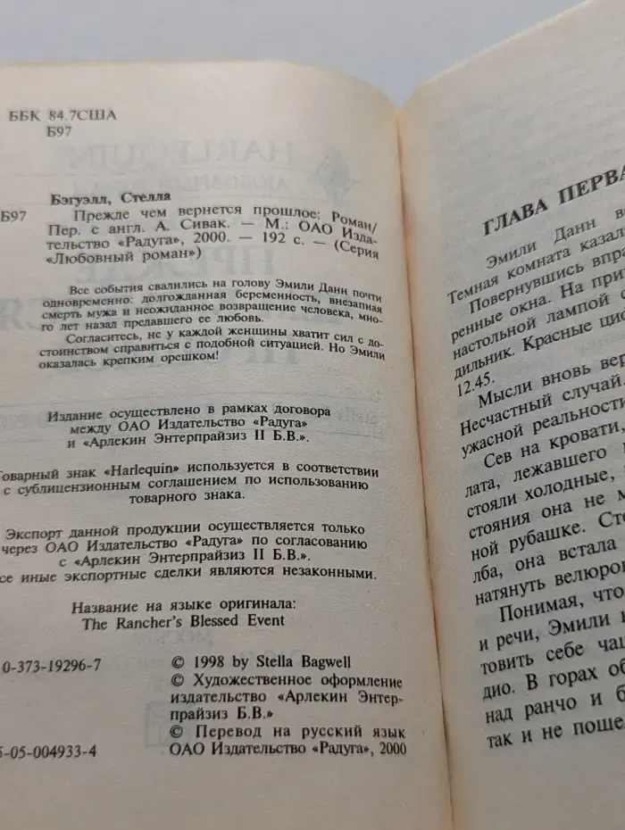 Любовный роман. Прежде чем вернется прошлое