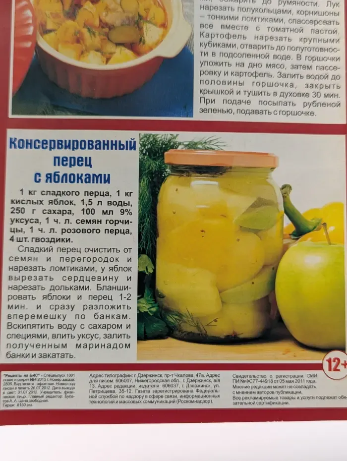 Рецепты на БИС. Спецвыпуск «1001 совет и секрет». Лучшие рецепты наших читателей. № 4