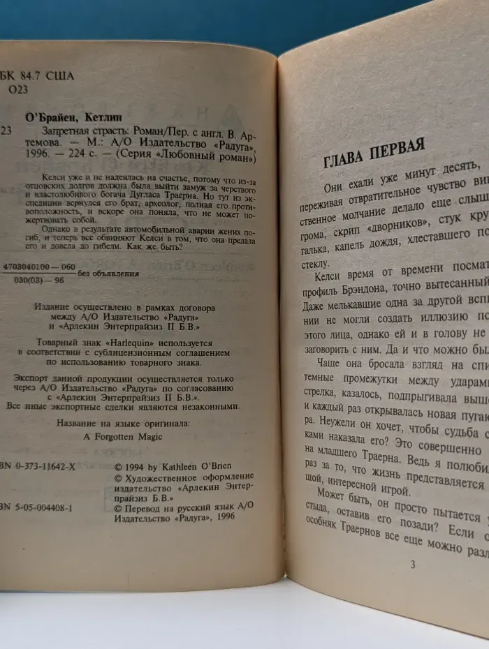 Любовный роман. Запретная страсть
