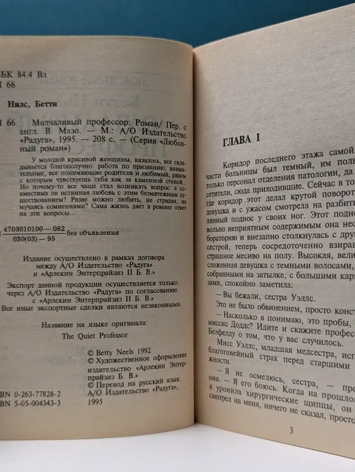 Любовный роман. Молчаливый профессор