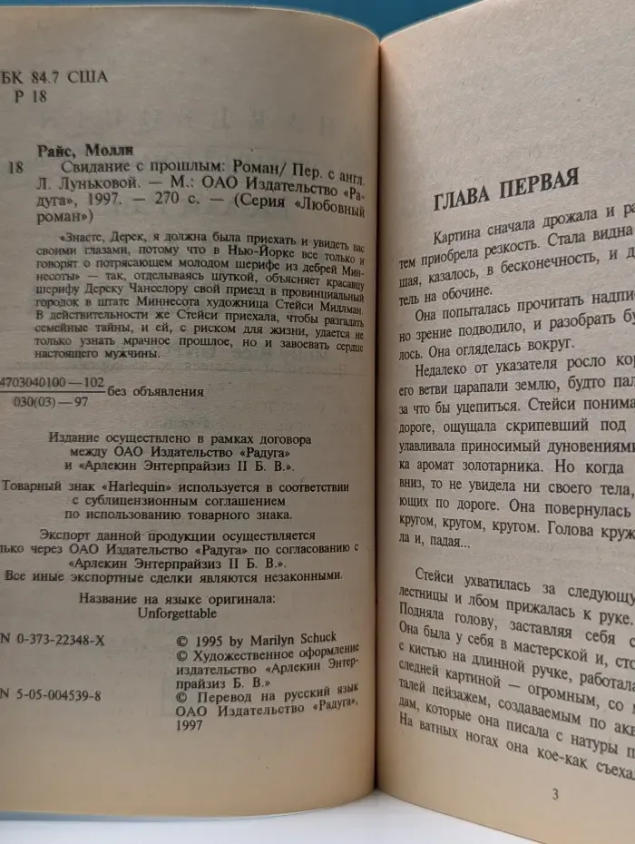 Любовный роман. Свидание с прошлым