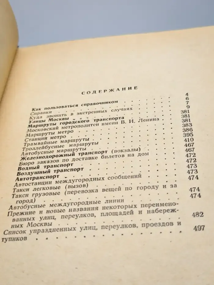 Улицы Москвы. Справочник