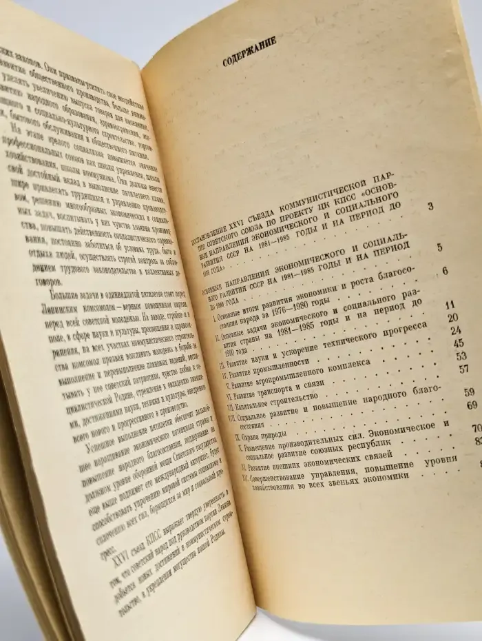 Основные направления экономического и социального развития