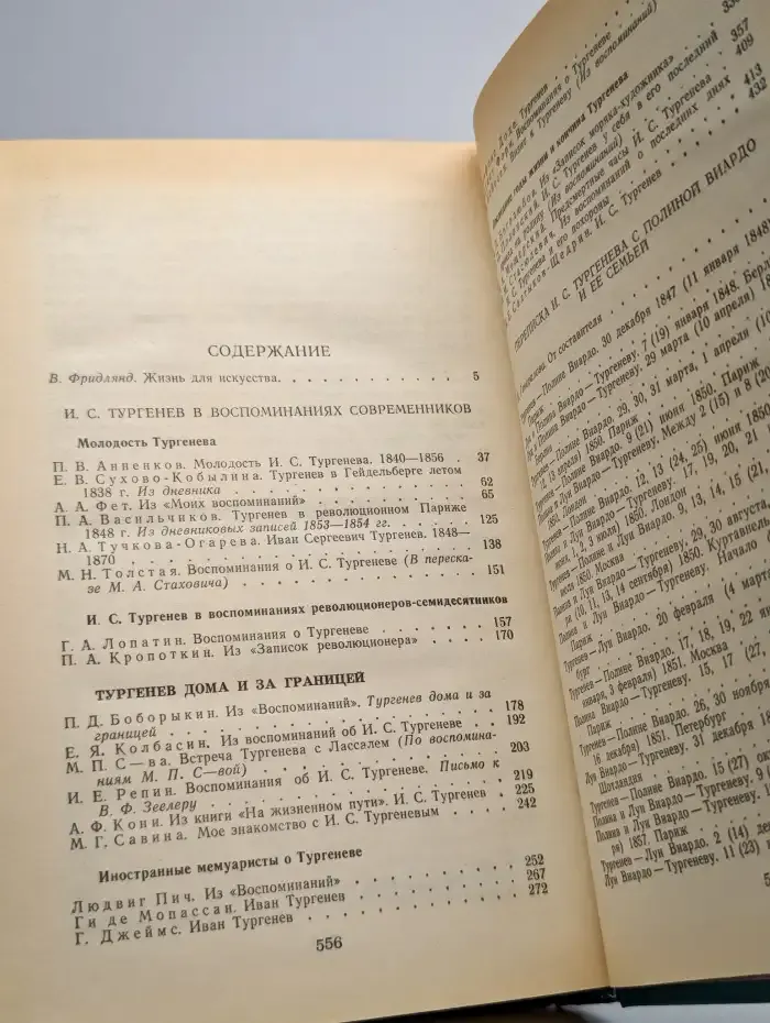 И. С. Тургенев в воспоминаниях современников