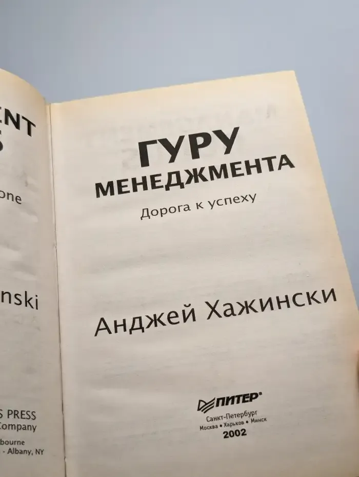 Гуру менеджмента. Дорога к успеху