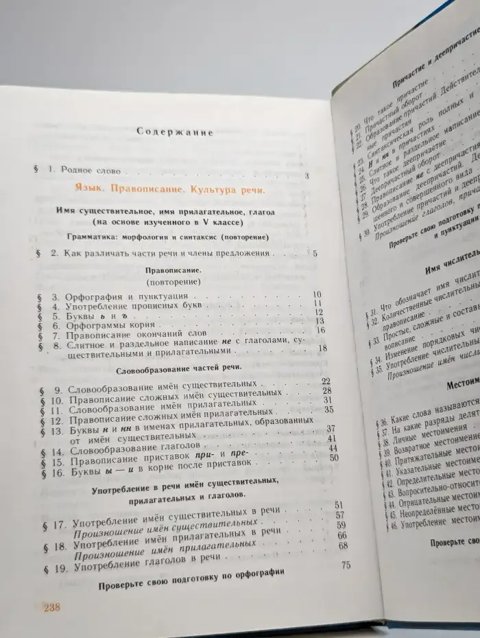 Русский язык. 6 класс