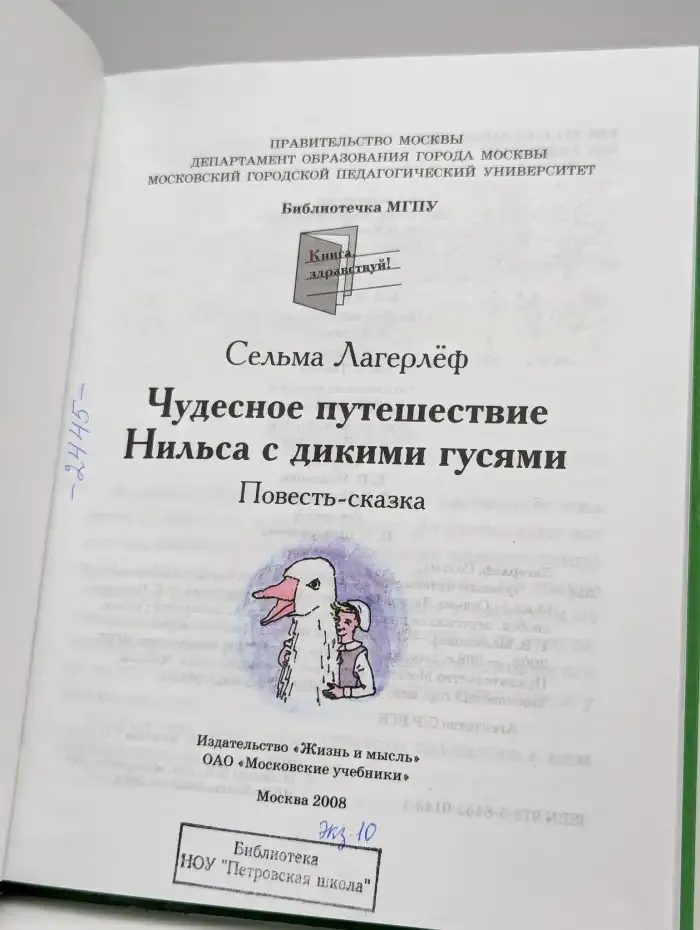 Чудесное путешествие Нильса с дикими гусями. 3 класс