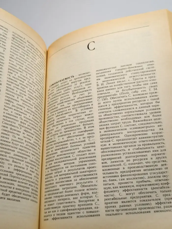 Политическая экономия. Словарь