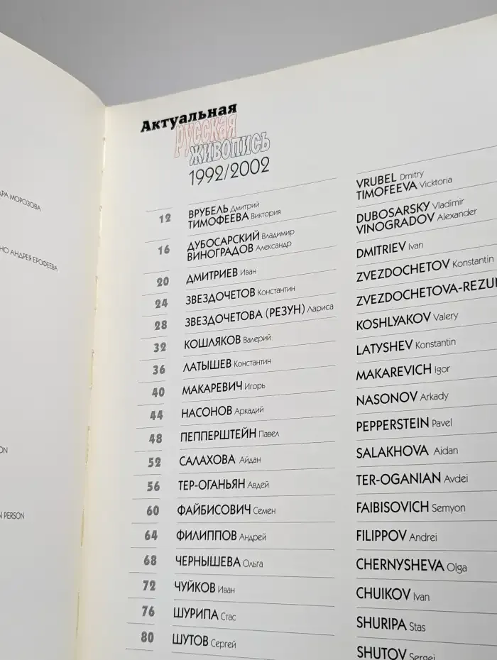 Актуальная русская живопись. 1992 - 2002