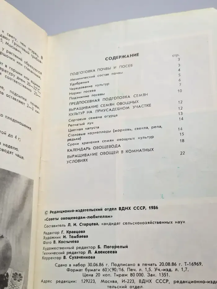 Советы овощеводам - любителям