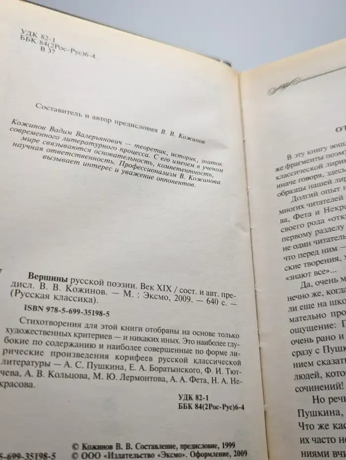 Вершины русской поэзии. Век XIX