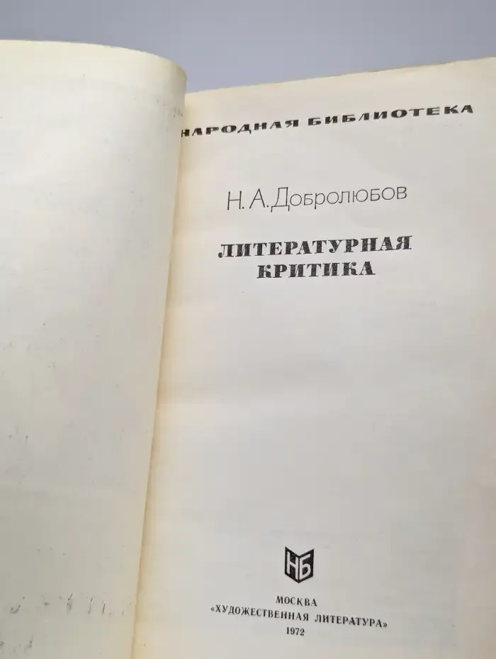 Литературная критика