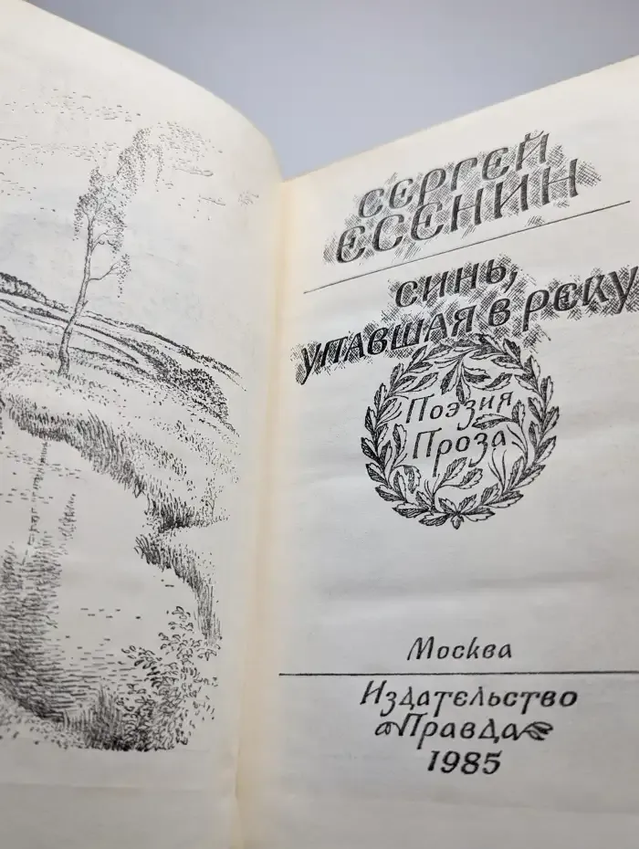 Синь, упавшая в реку