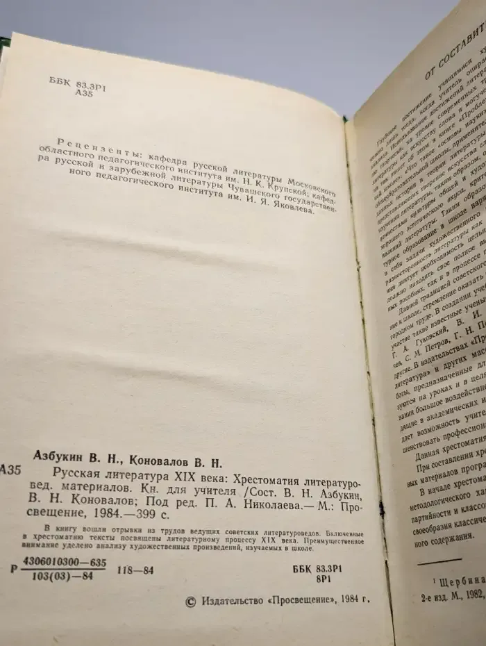Русская литература XIX века