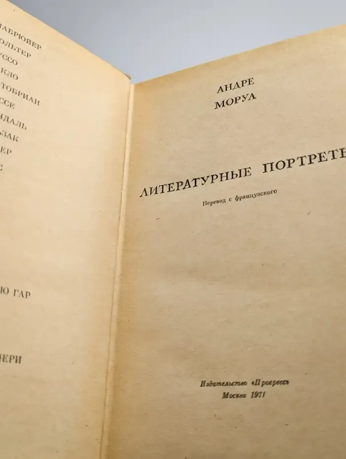 Литературные портреты