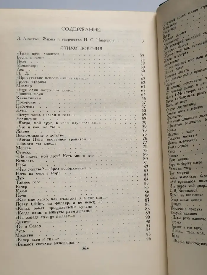 И. С. Никитин. Собрание сочинений. В двух томах. Том 1