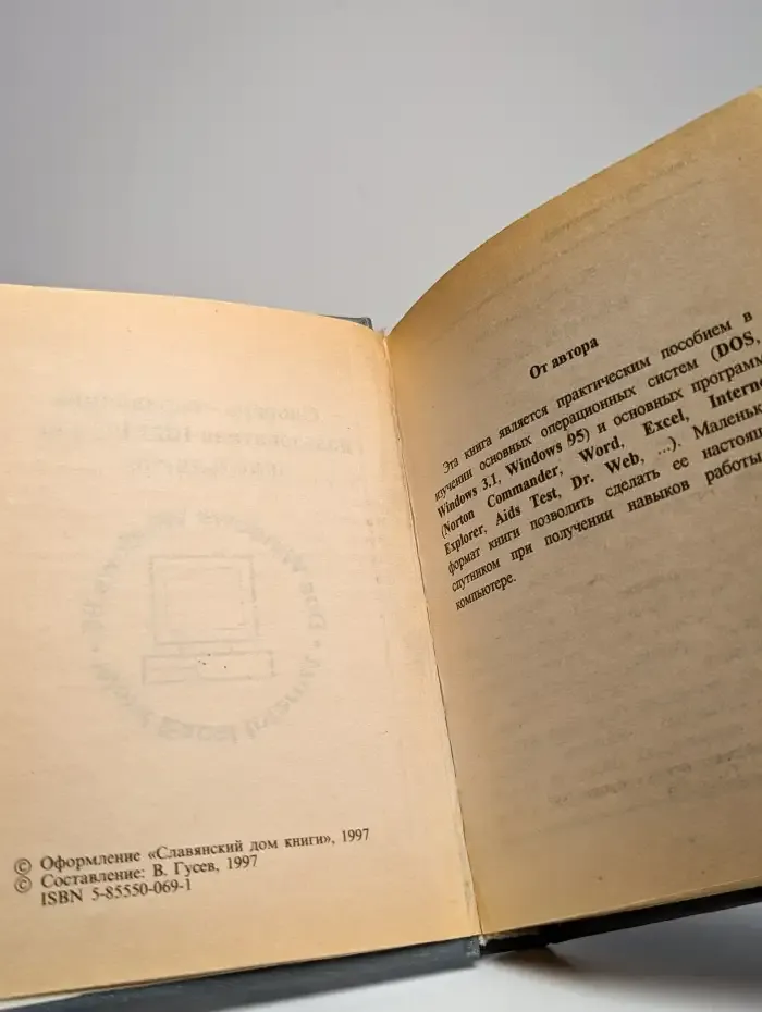 Словарь-справочник пользователя IBM PC для школьников