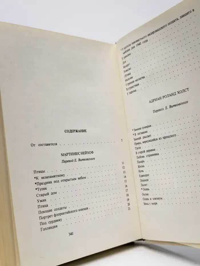 Из современной нидерландской поэзии