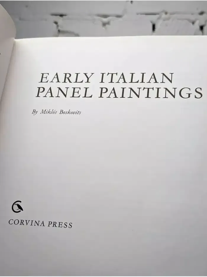 Early Italian Panel Paintings