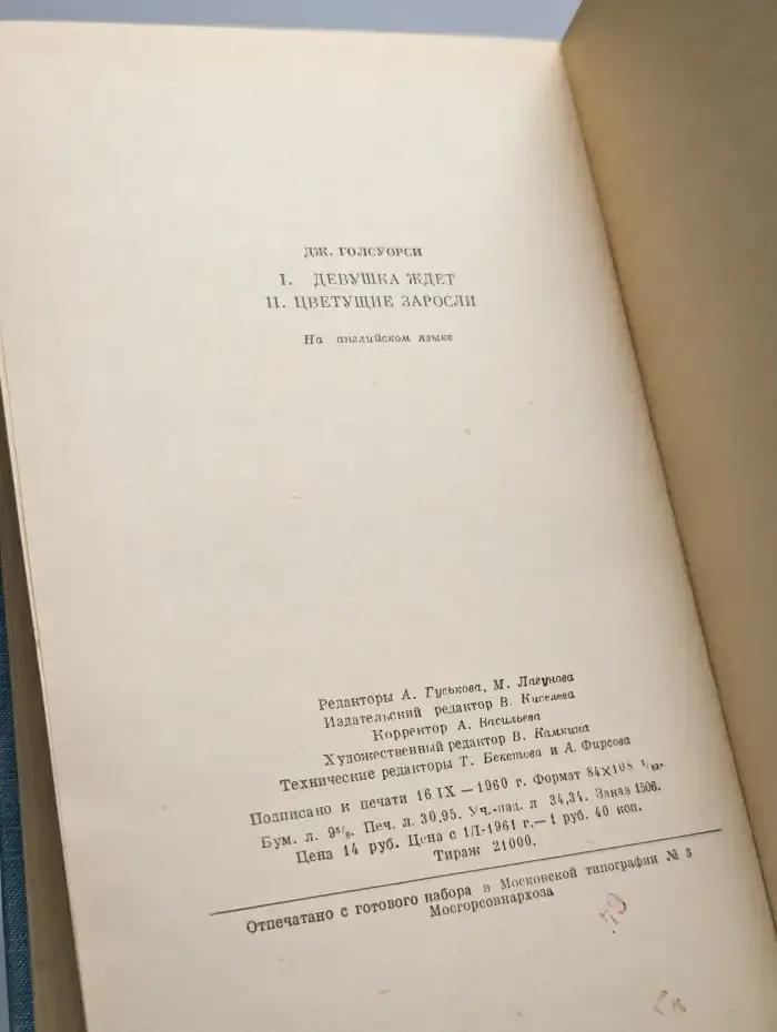 Конец главы. Том 1. Девушка ждет. Цветущие заросли