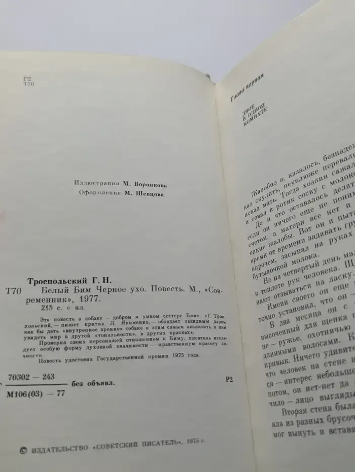 Белый Бим Черное ухо