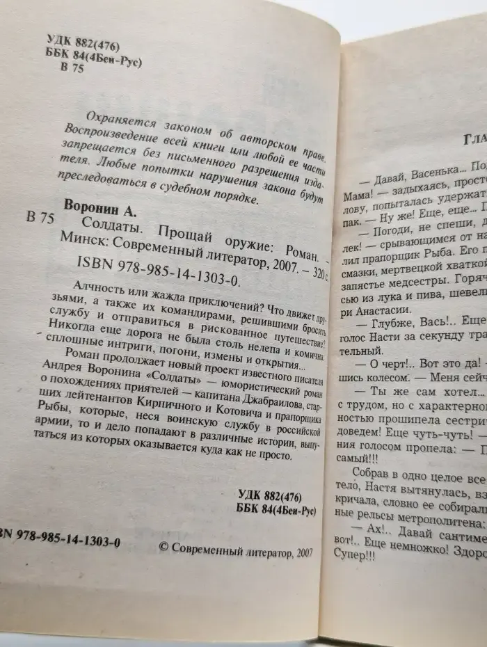 Солдаты. Прощай оружие