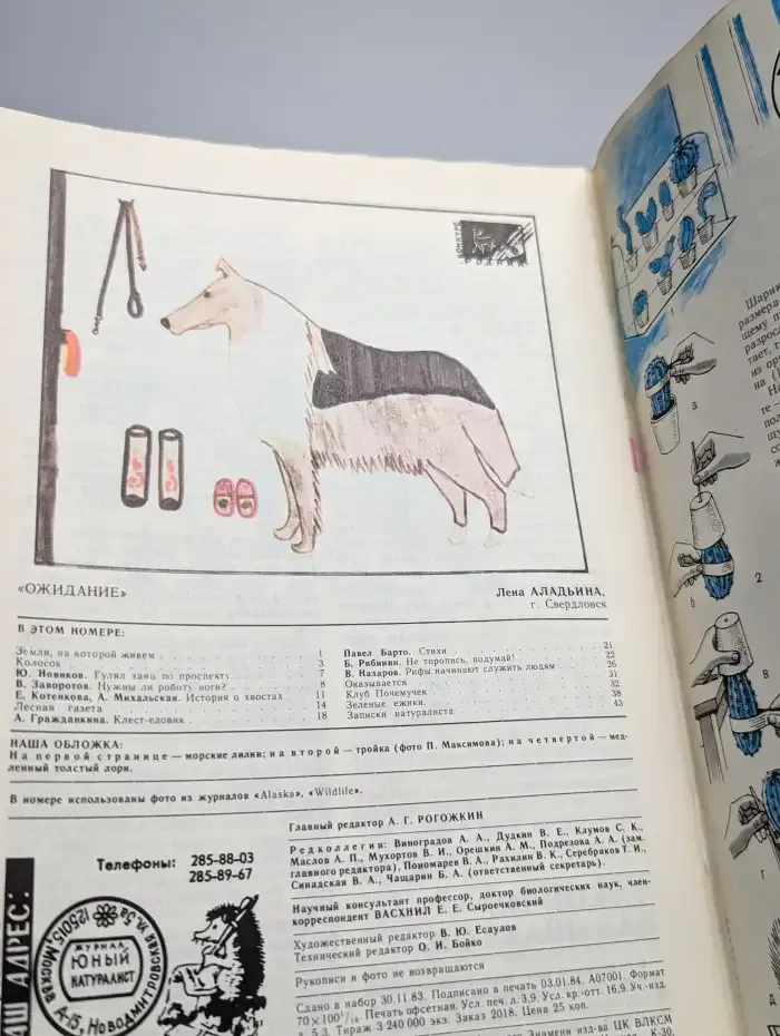Юный натуралист. Выпуск № 2/1984