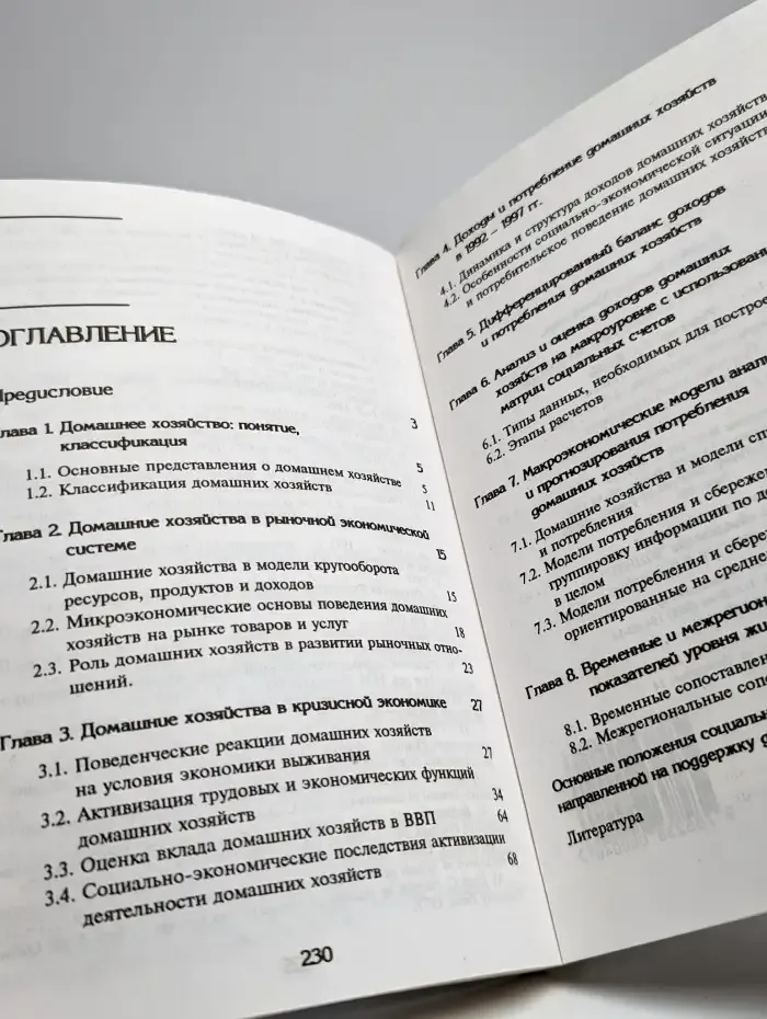 Экономика домашних хозяйств
