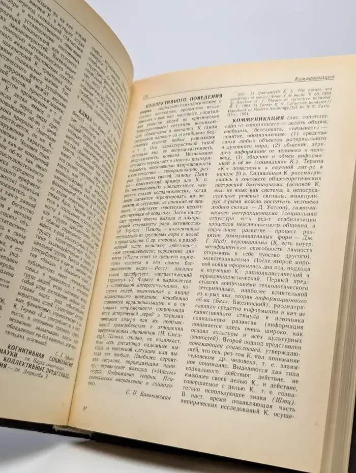 Современная западная социология. Словарь