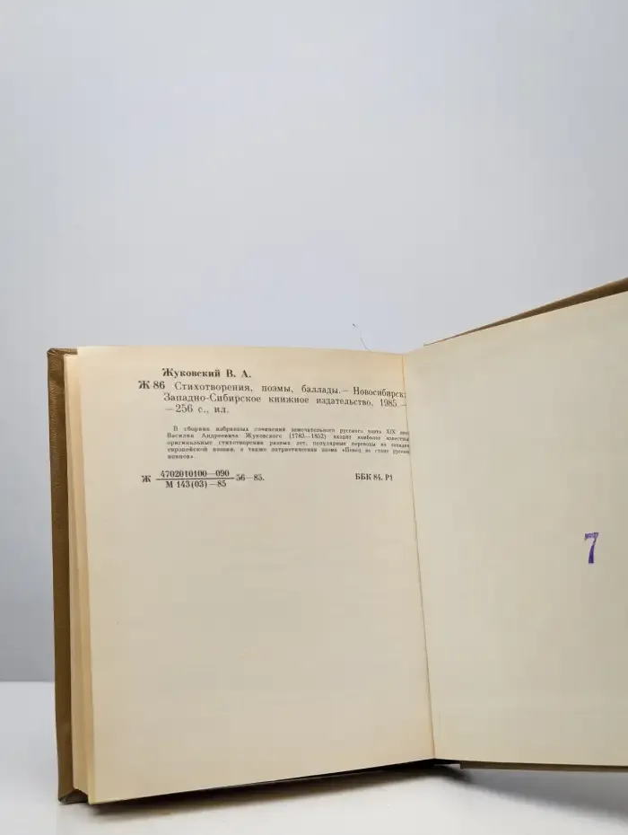 В. А. Жуковский. Стихотворения, поэмы, баллады