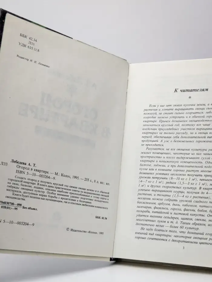 Огород в квартире