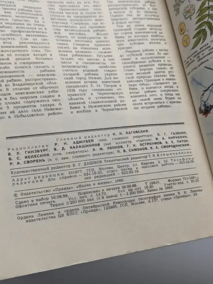 Журнал Наука и жизнь. Выпуск 11 за 1988 год