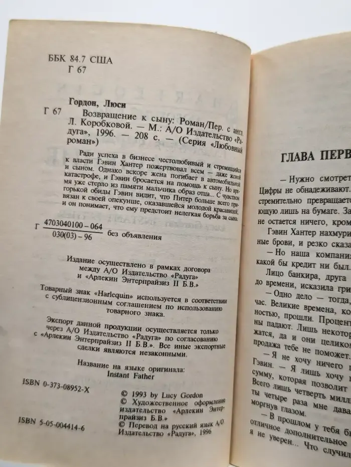 Возвращение к сыну