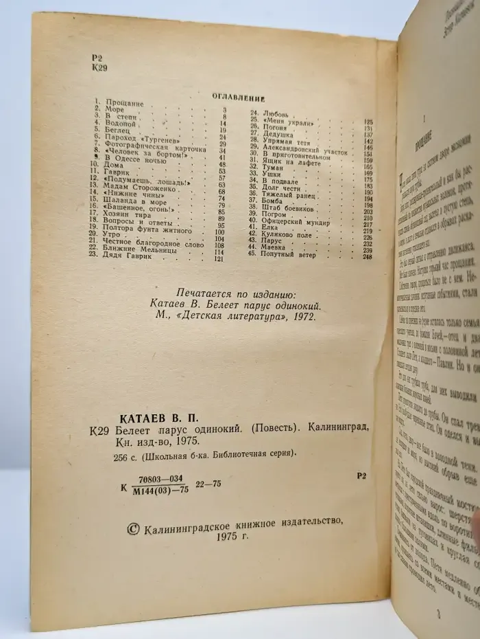 Белеет парус одинокий