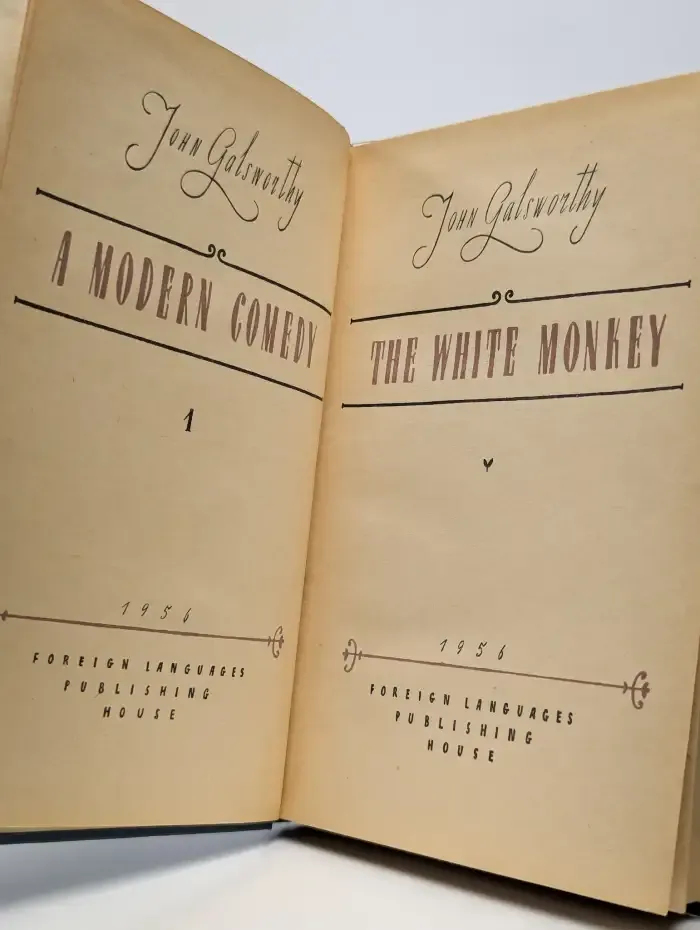 A modern comedy. The white monkey